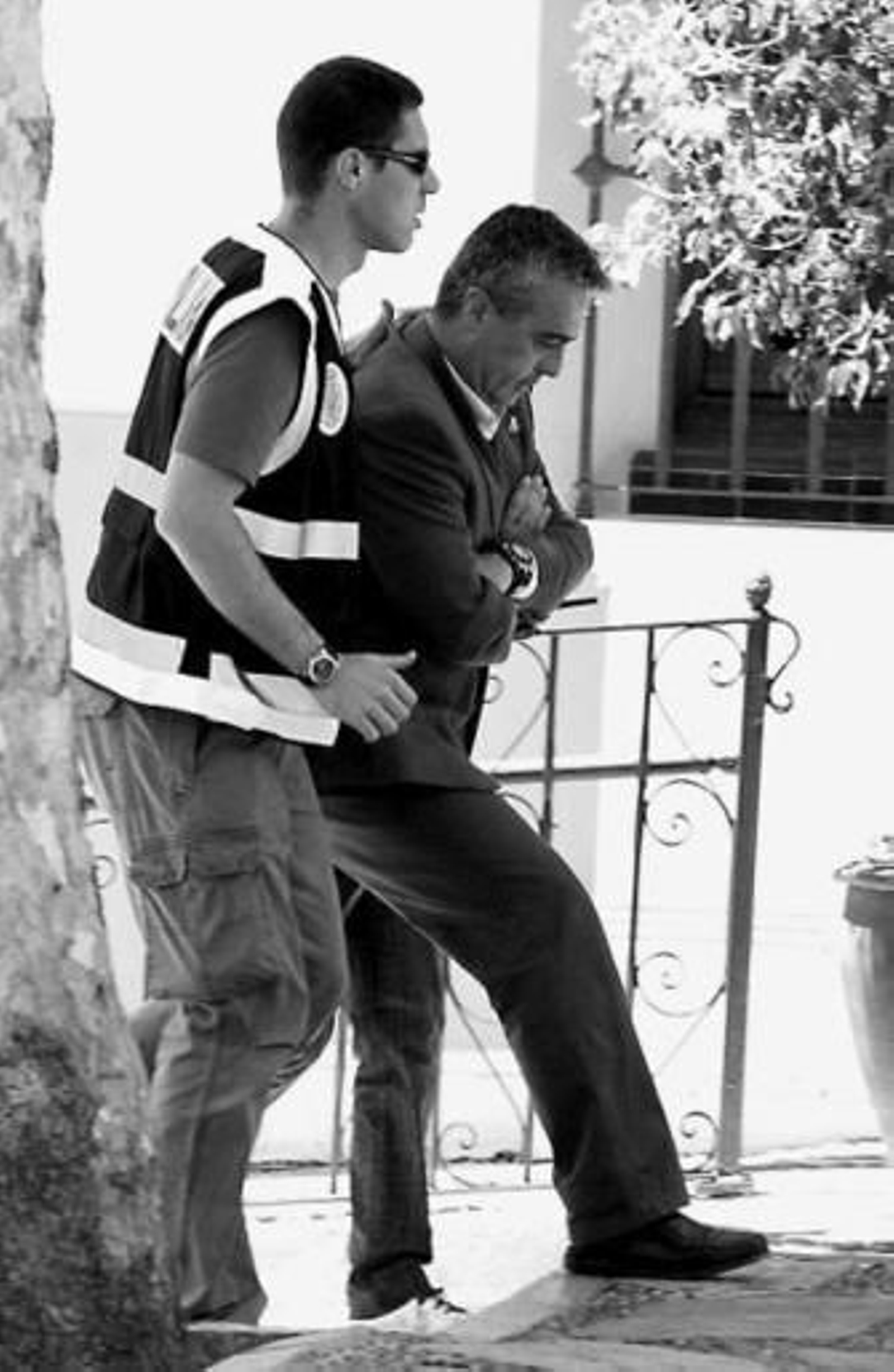 Antonio Barrientos, el día que fue detenido.