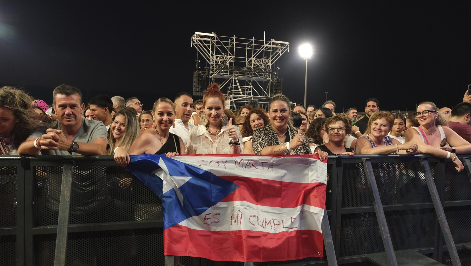 Concierto de Marc Anthony en Roquetas, en imágenes