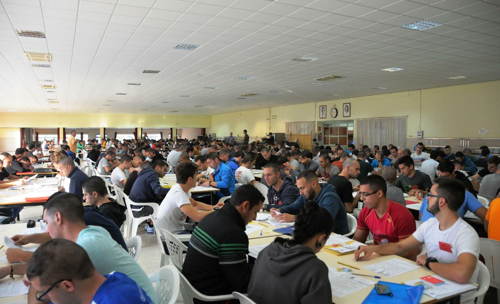 Aspirantes del Centro de Formación del Tropa, en el Camposoto, en una imagen de 2015.