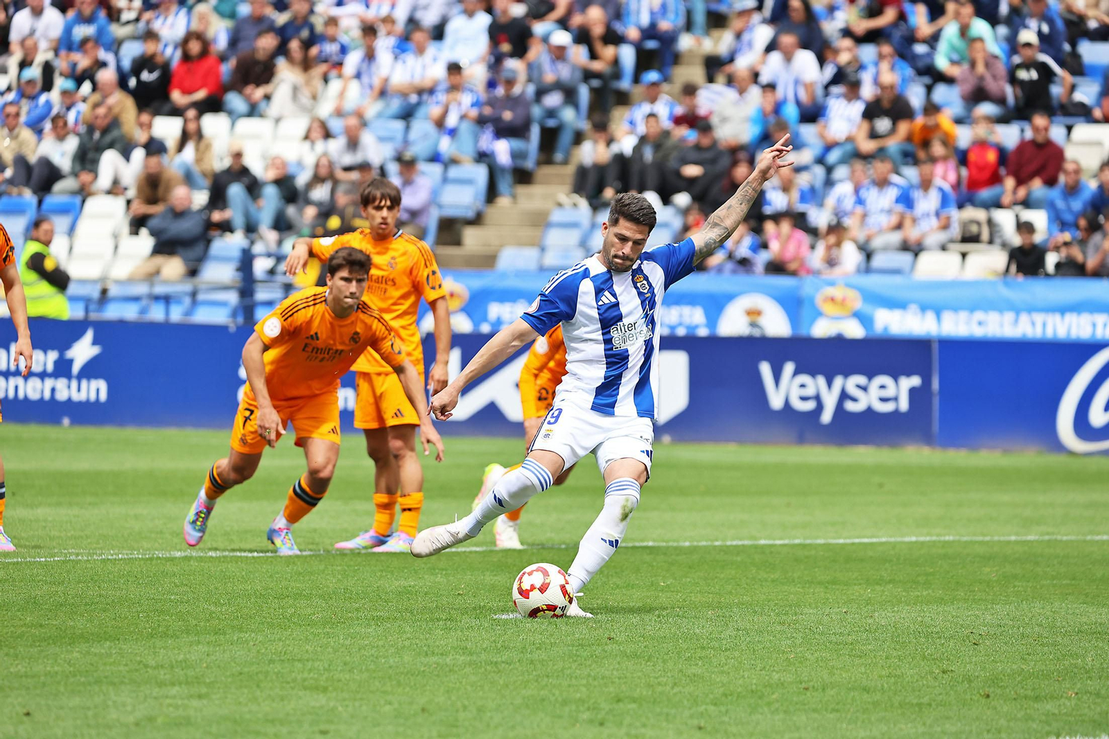 Las imágenes del Recreativo de Huelva- Real Madrid Castilla