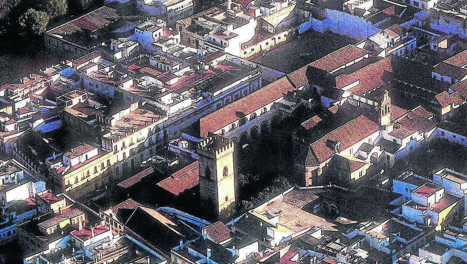 Vista aérea de la torre de Don Fadrique