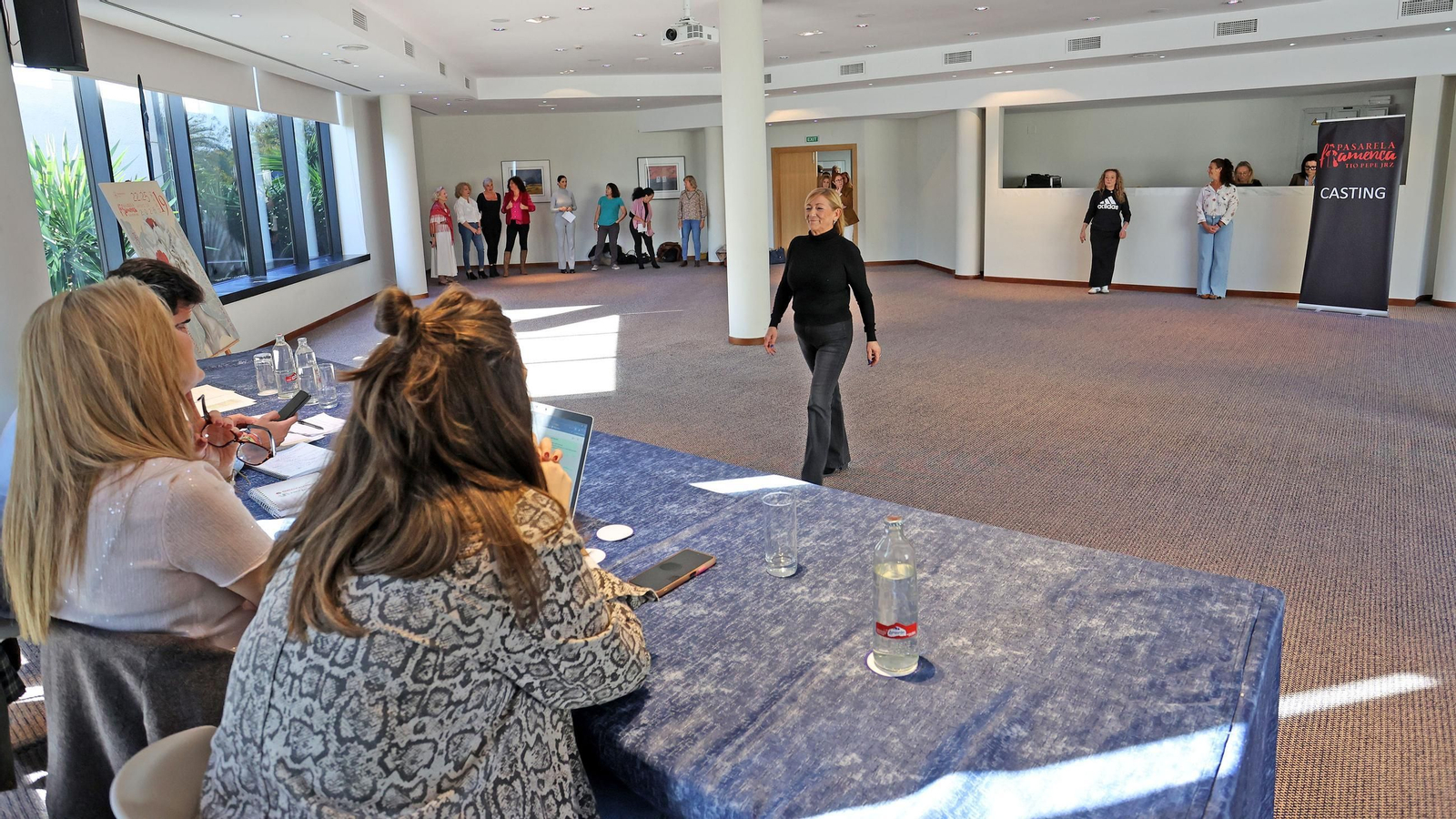 Imágenes del casting para la Pasarela Flamenca Jerez Tio Pepe 2026