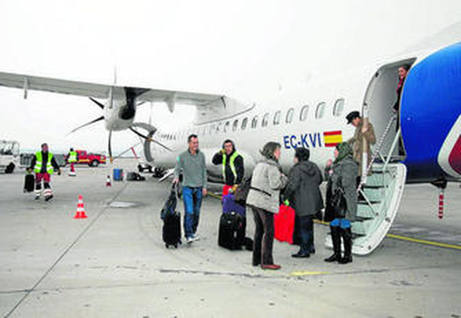 El vuelo entre Almería y Sevilla ha crecido casi un 300% en los tres primeros meses del año.
