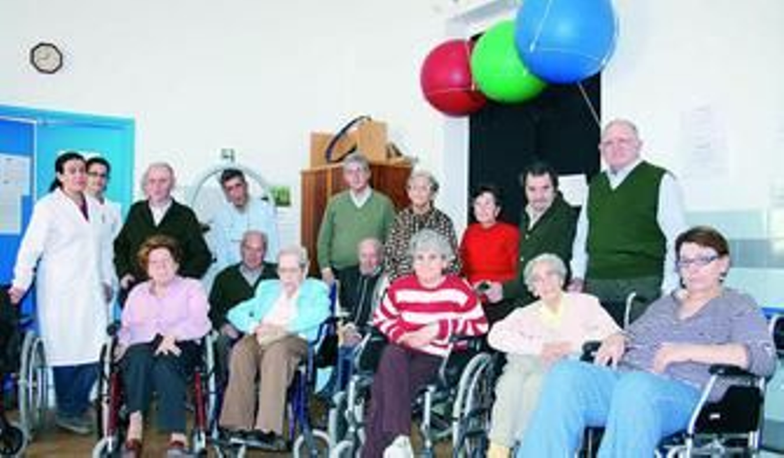 Grupo del Taller de Logopedia formado por personas con afección moderada-grave de la Asociación Párkinson Sevilla.