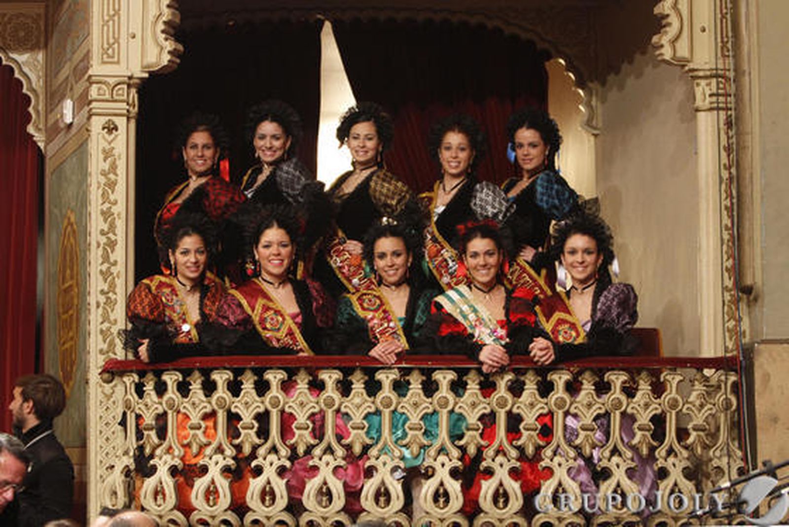 Las Ninfas del Carnaval 2012 en su palco

Foto: Jesus Marin / Lourdes de Vicente