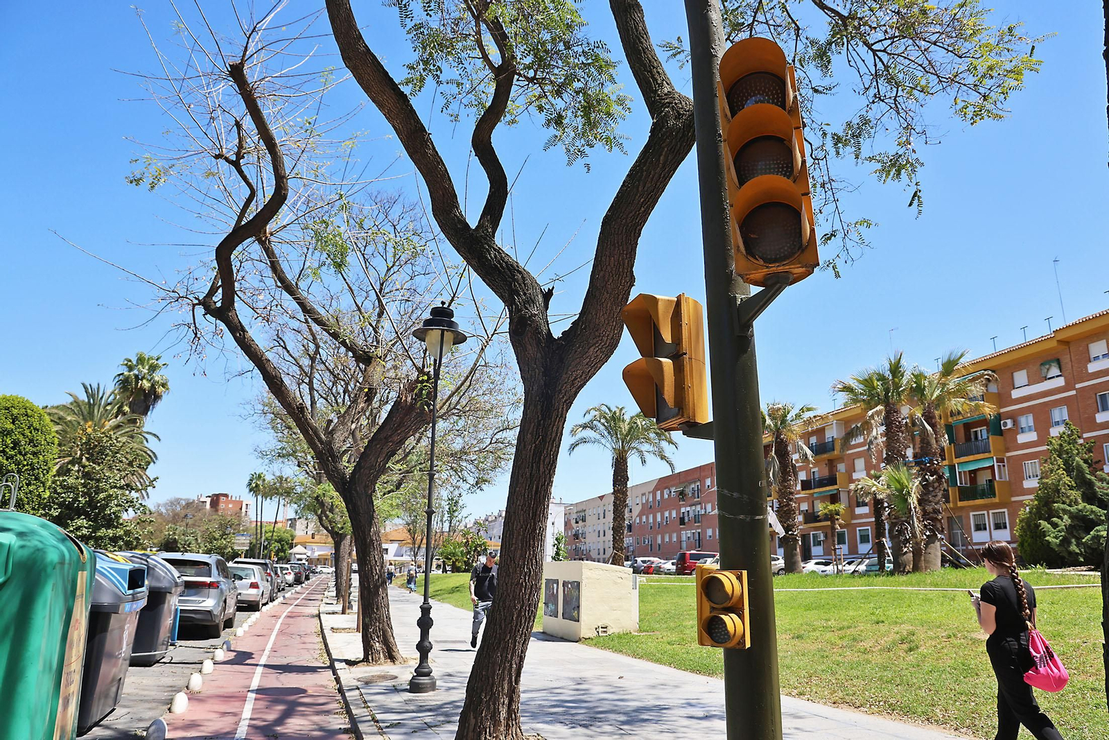 Así se vivió el apagón en las calles de Huelva, en imágenes
