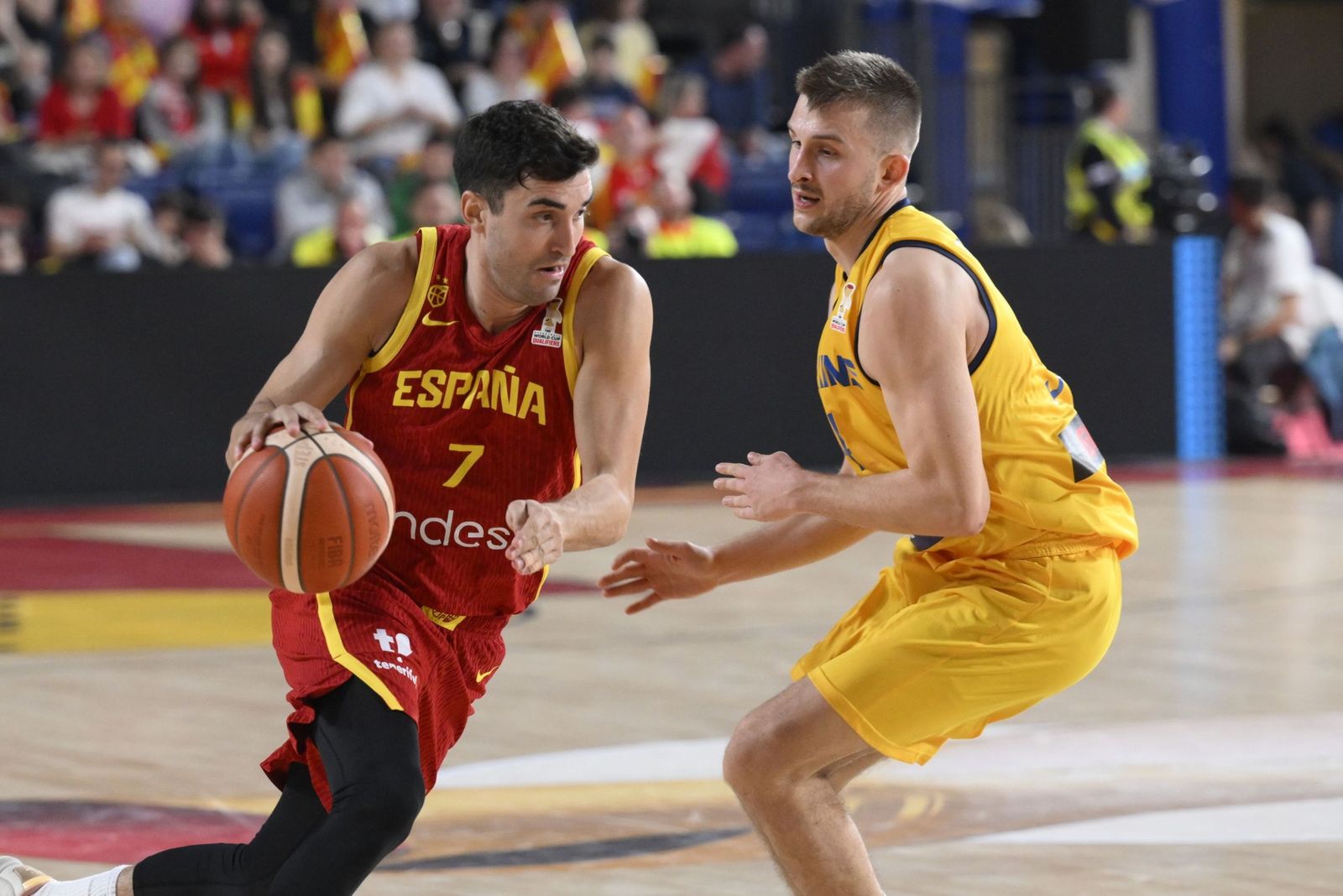 Las mejores fotos del España-Ucrania de baloncesto