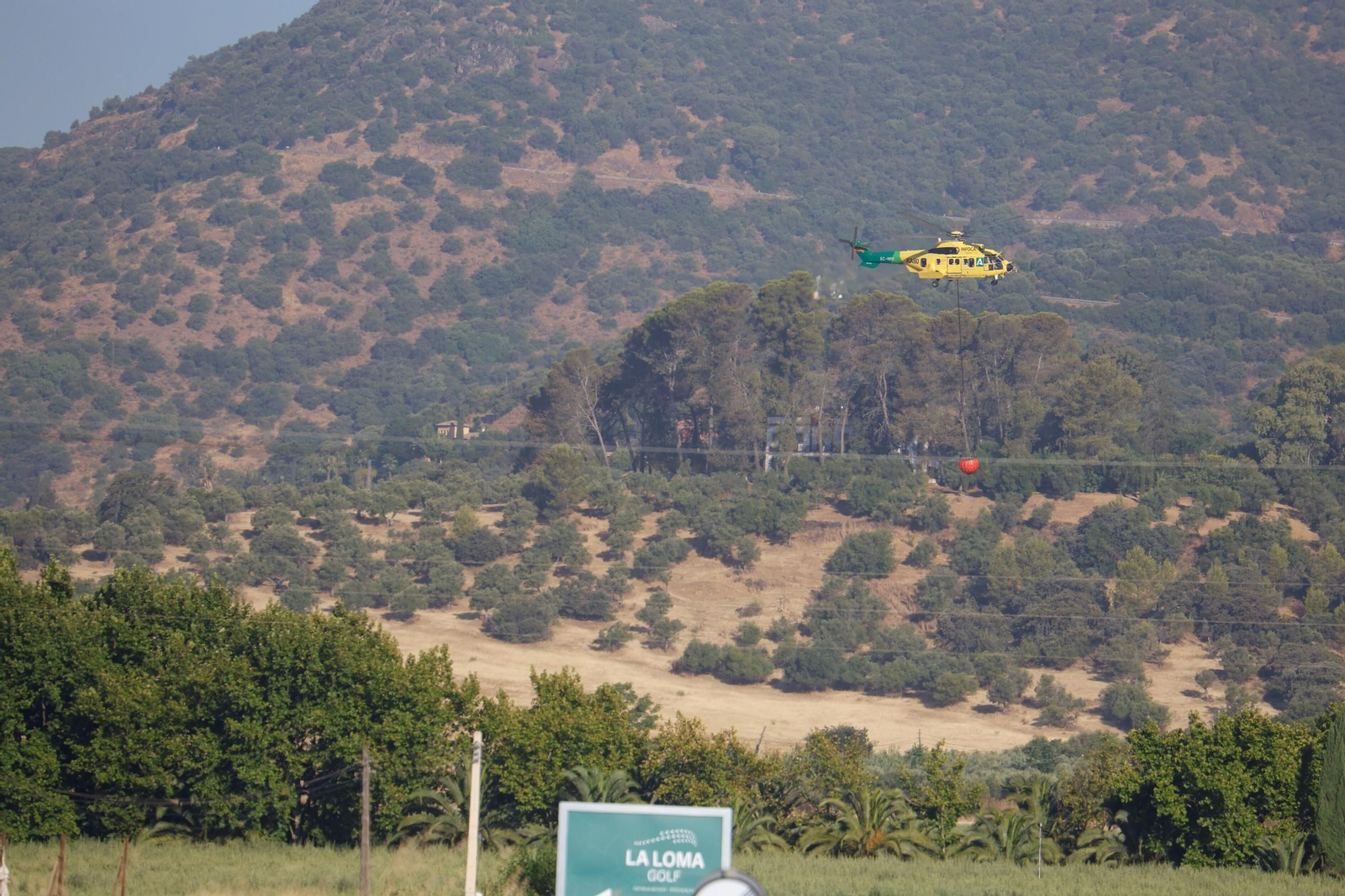 Las imágenes del incendio forestal de la Sierra de Córdoba