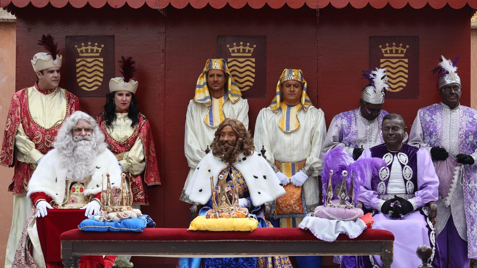 Coronación de los Reyes Magos de Jerez en el Alcázar
