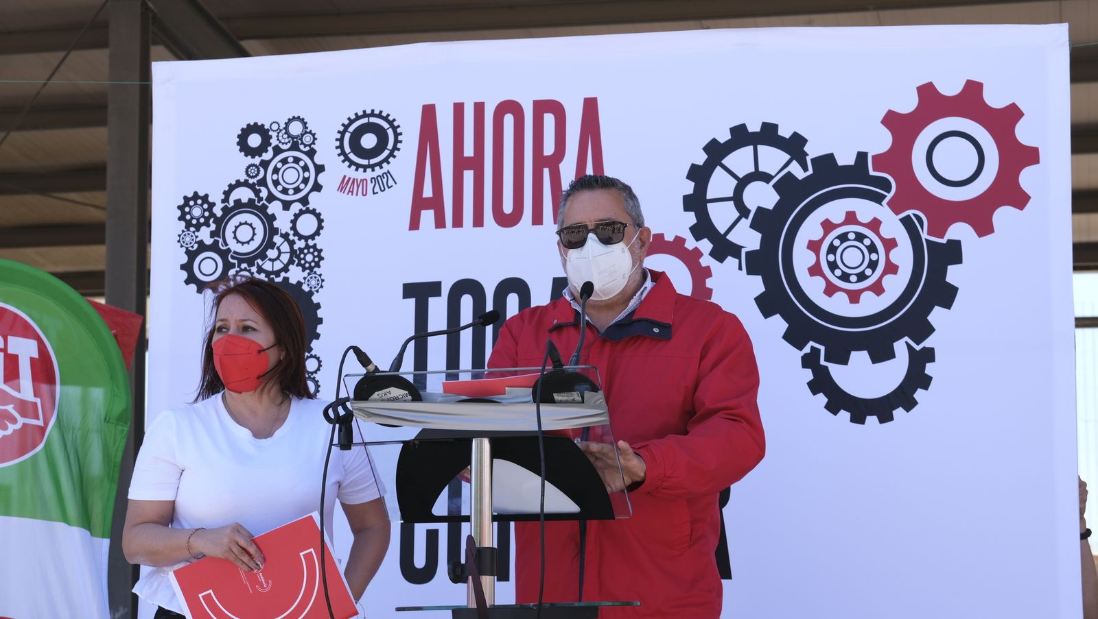 Fotogalería manifestación del Día Internacional del Trabajador. Almería
