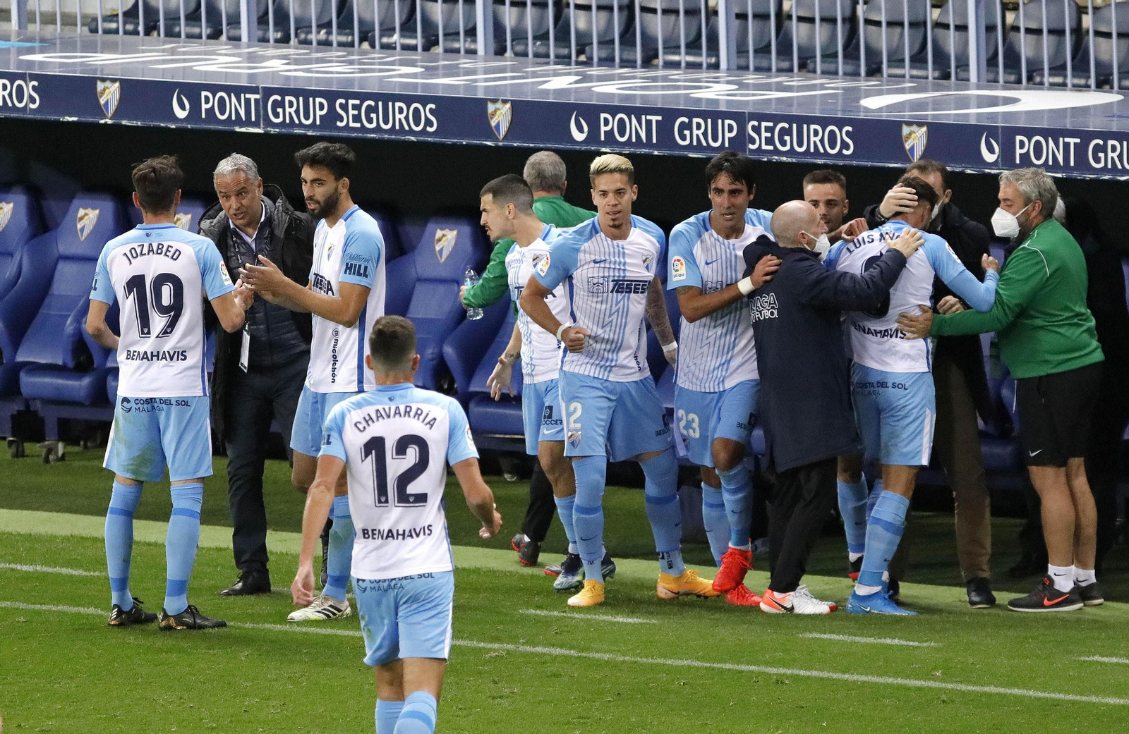 Las fotos del Málaga CF-Rayo Vallecano