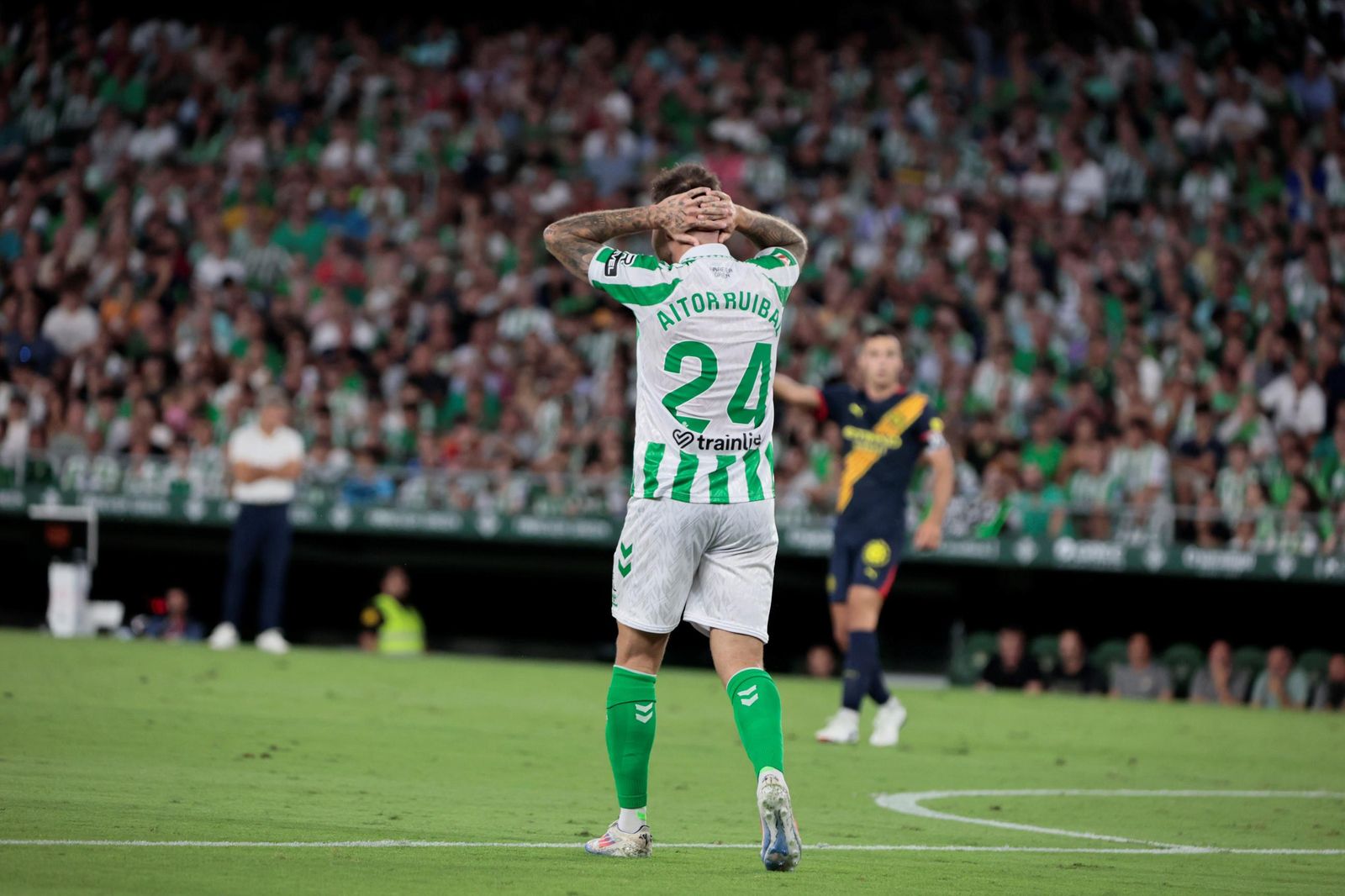 Aitor Ruibal, en el Betis-Girona del pasado jueves.