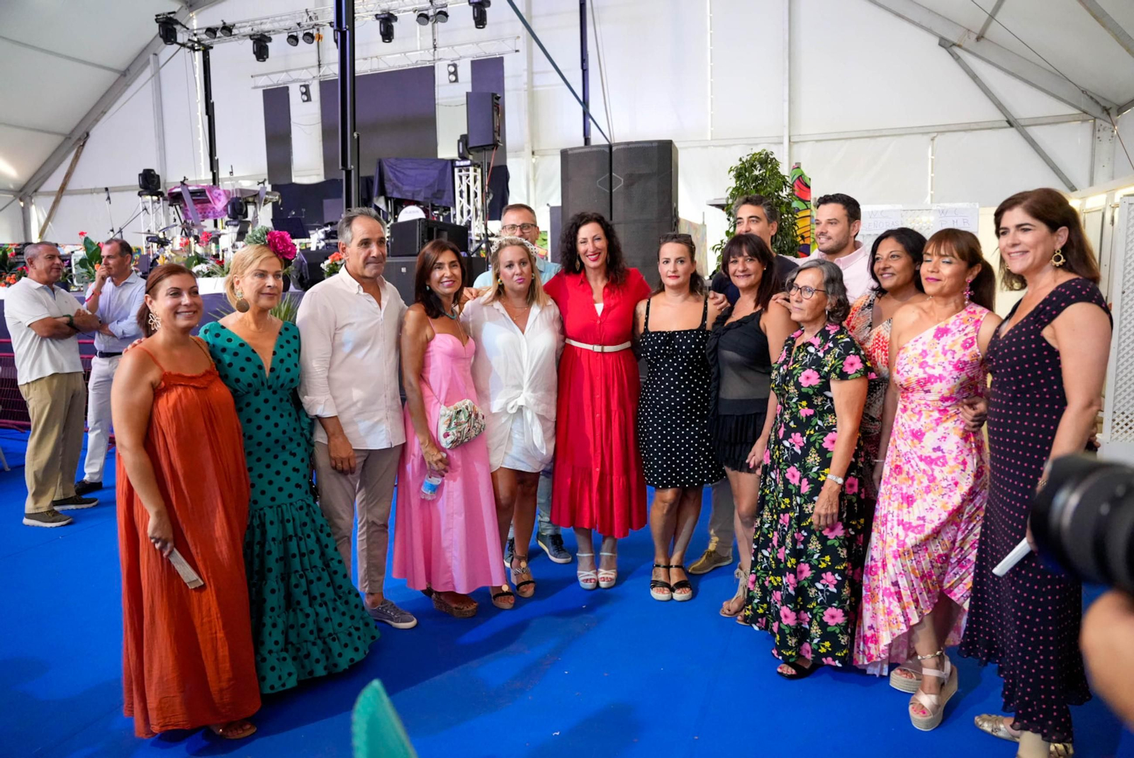 Las fotos de la comida de homenaje a la mujer en la Feria de Almería