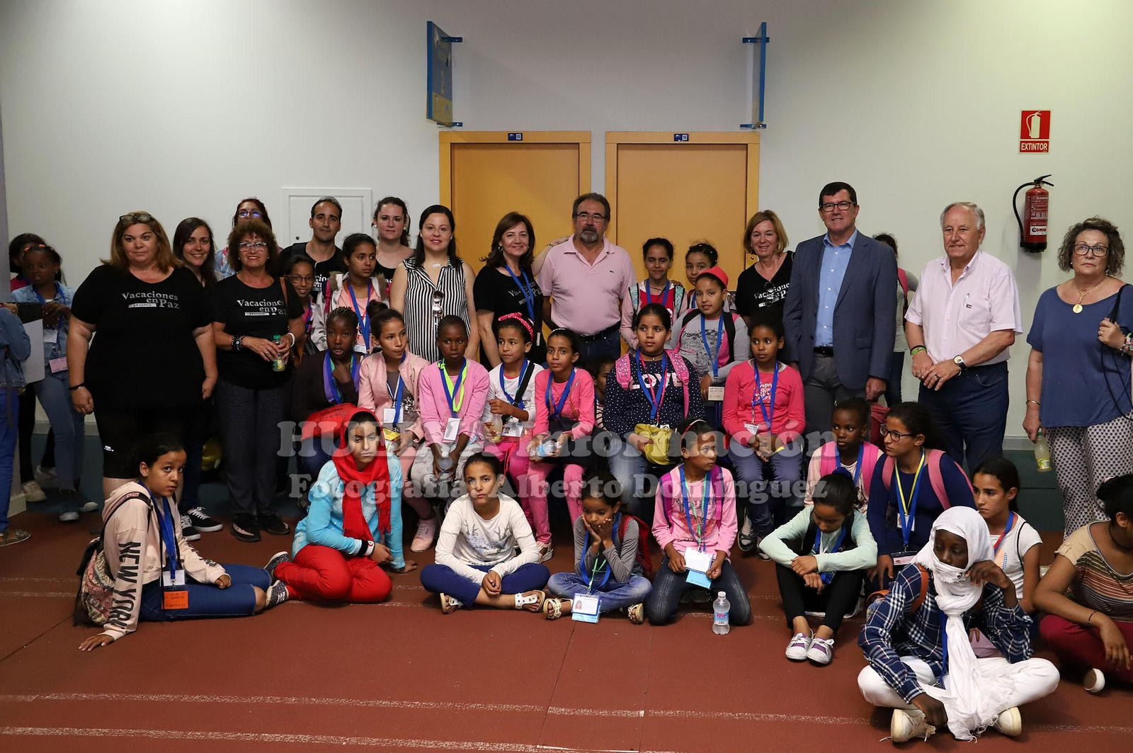 Imágenes de la llegada de los niños saharauis