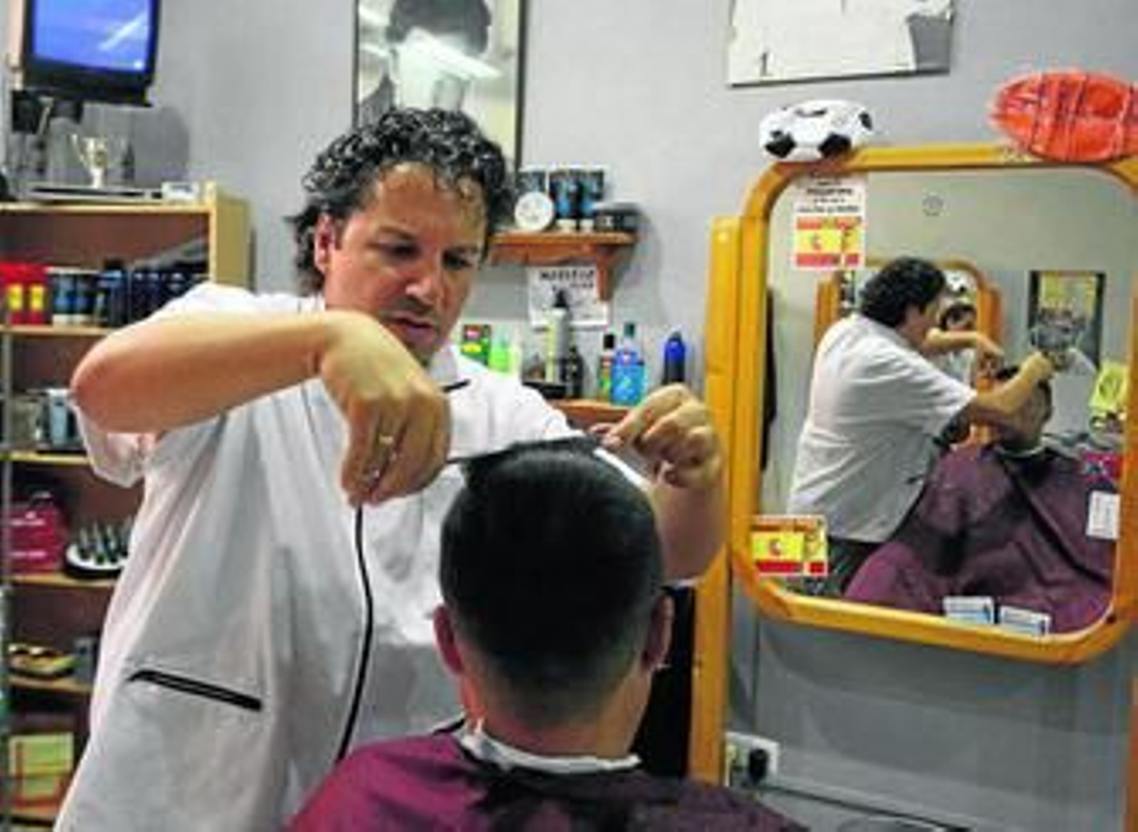 "Soy peluquero de vocación desde muy pequeño"