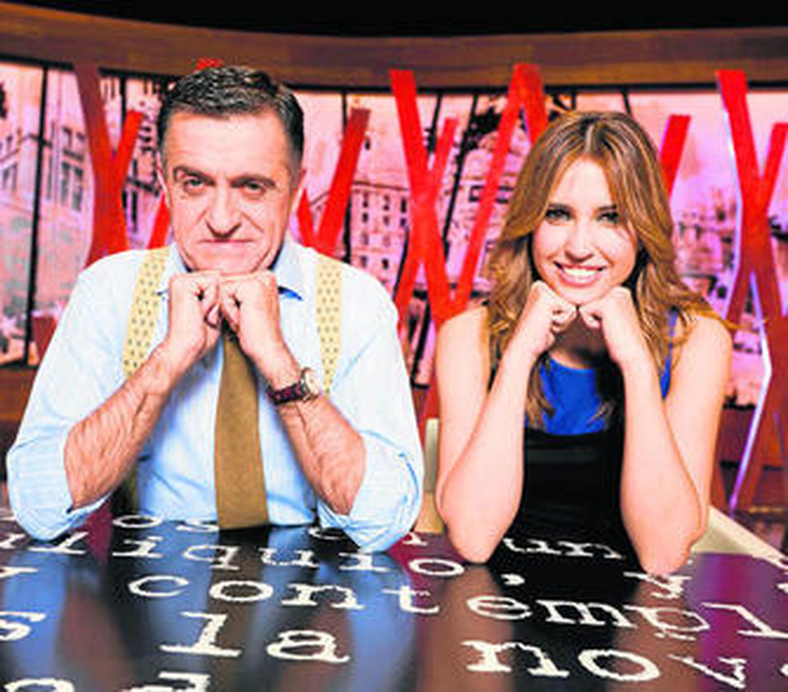 Wyoming y Sandra Sabatés, presentadores de 'El intermedio', el programa más visto de La Sexta.