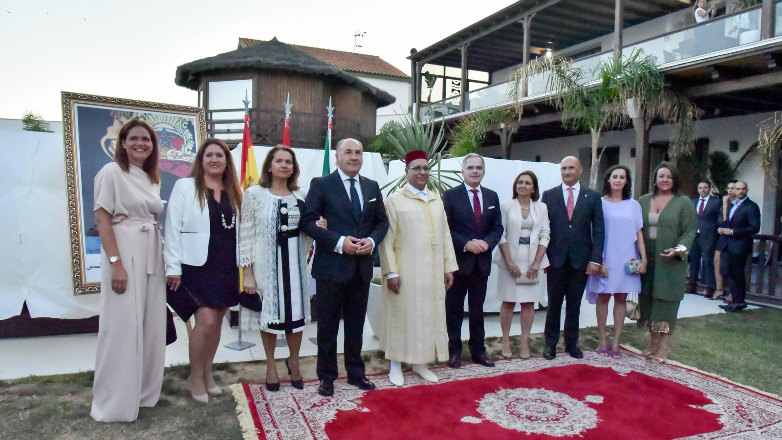 Recepcion del Consul de Marruecos por el 20 Aniversario llegada al trono Mohamed VI