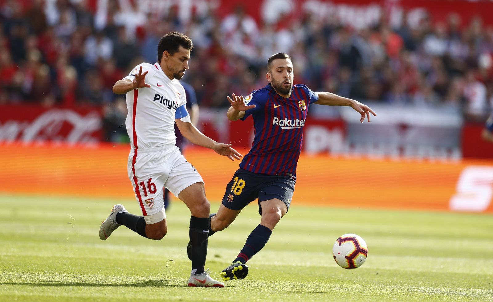 El Sevilla-Barcelona, en imágenees