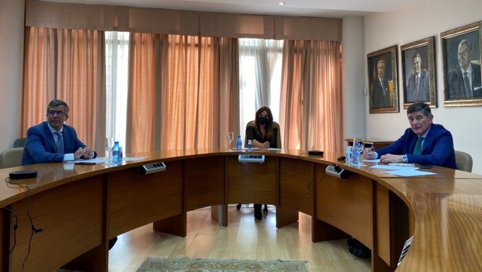 Mesa de debate 'Situación en tiempos de Covid 19 de los afectados por enfermedades raras y sus familias'.