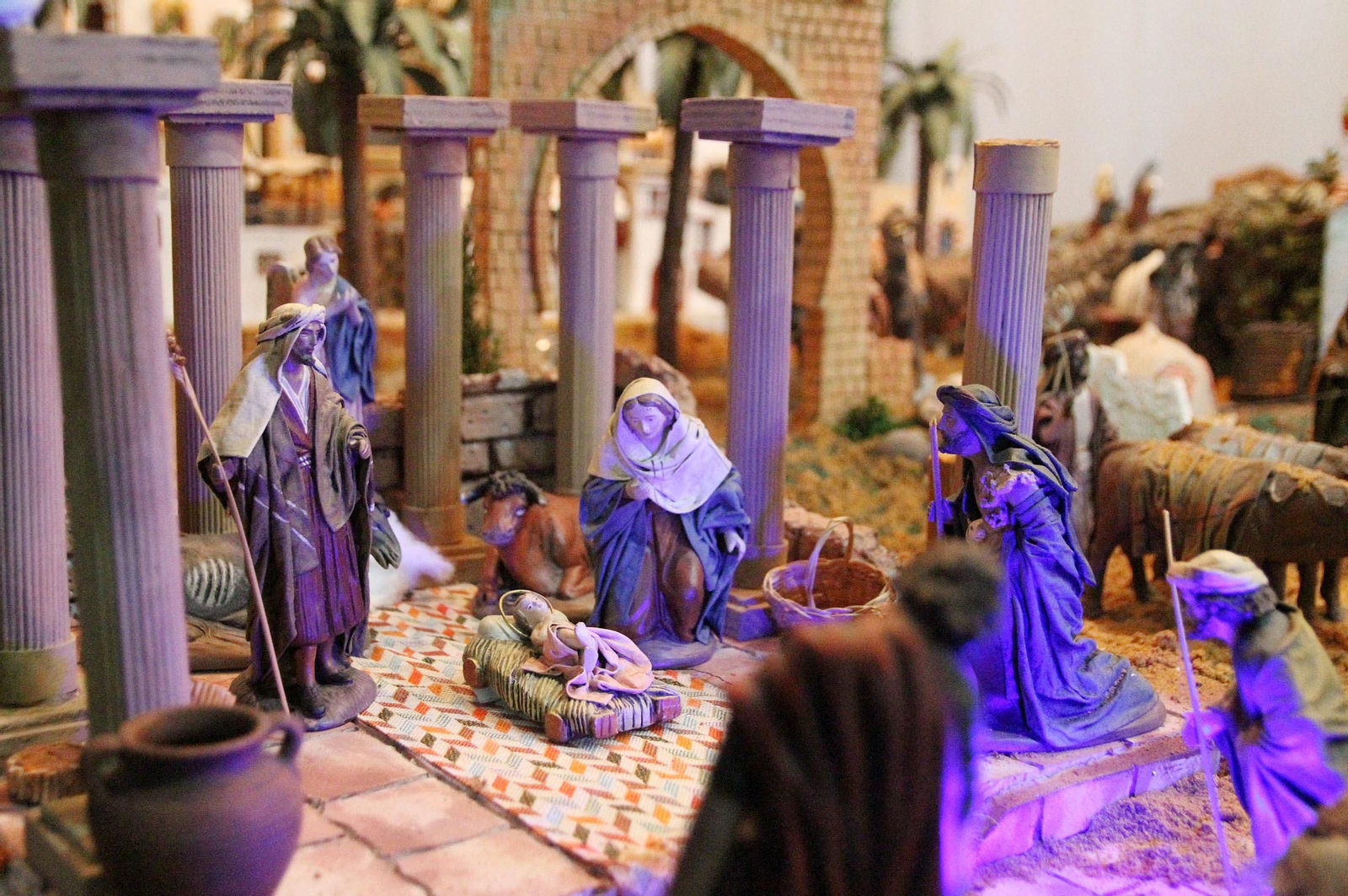 Belén de la Hermandad del Nazareno, en imágenes