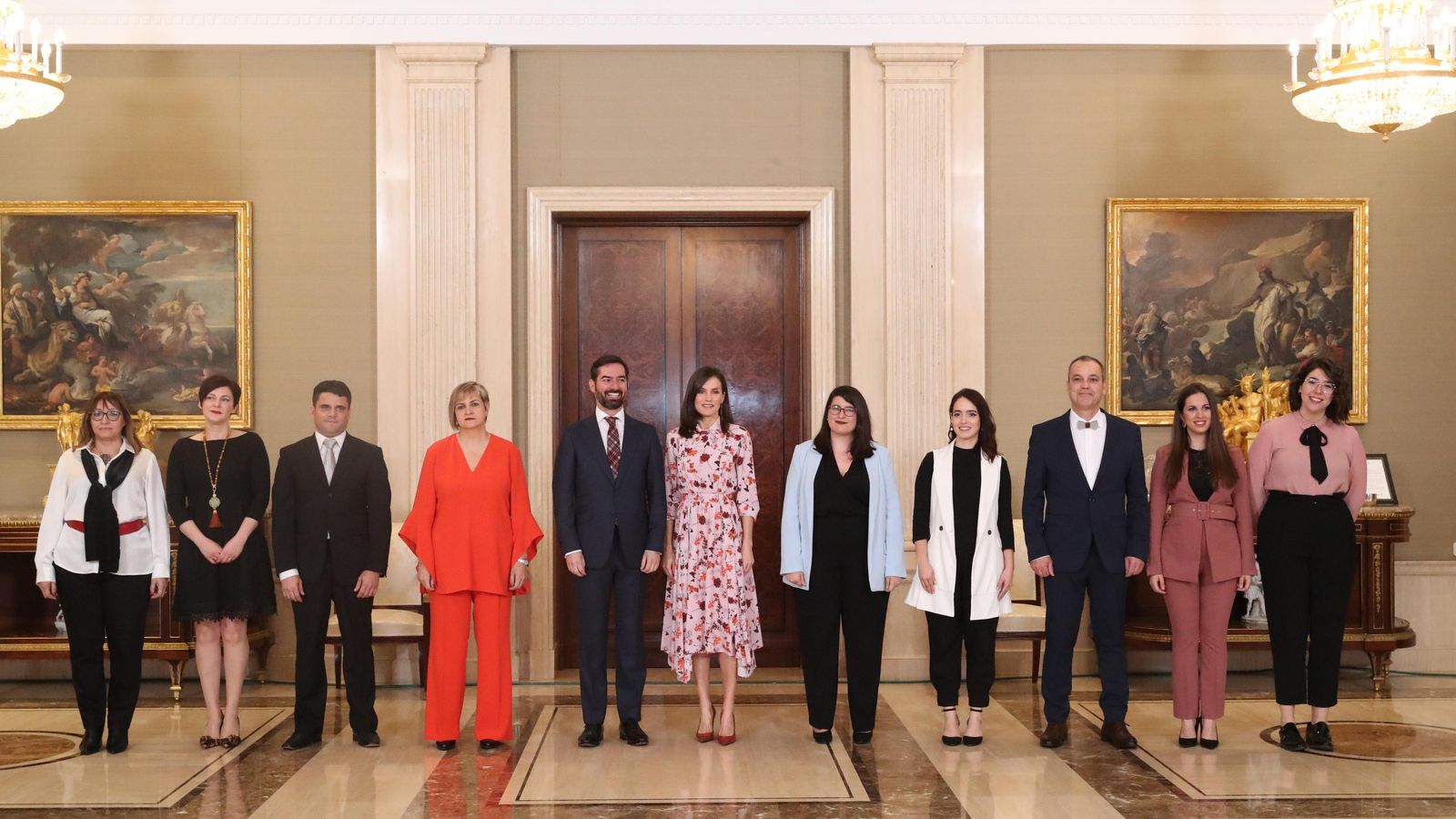 Encuentro de la Reina Letizia con las asociaciones. Encuentro de la Reina Letizia con las asociaciones.