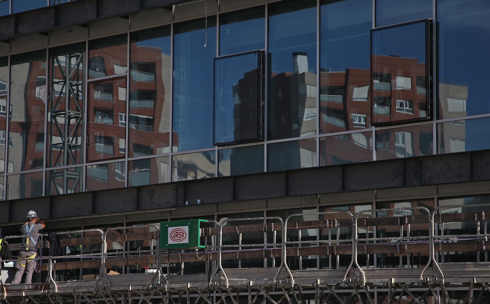 Fotos de la visita a las obras del Centro de Innovación de la UCA del Lago Marítimo en Algeciras