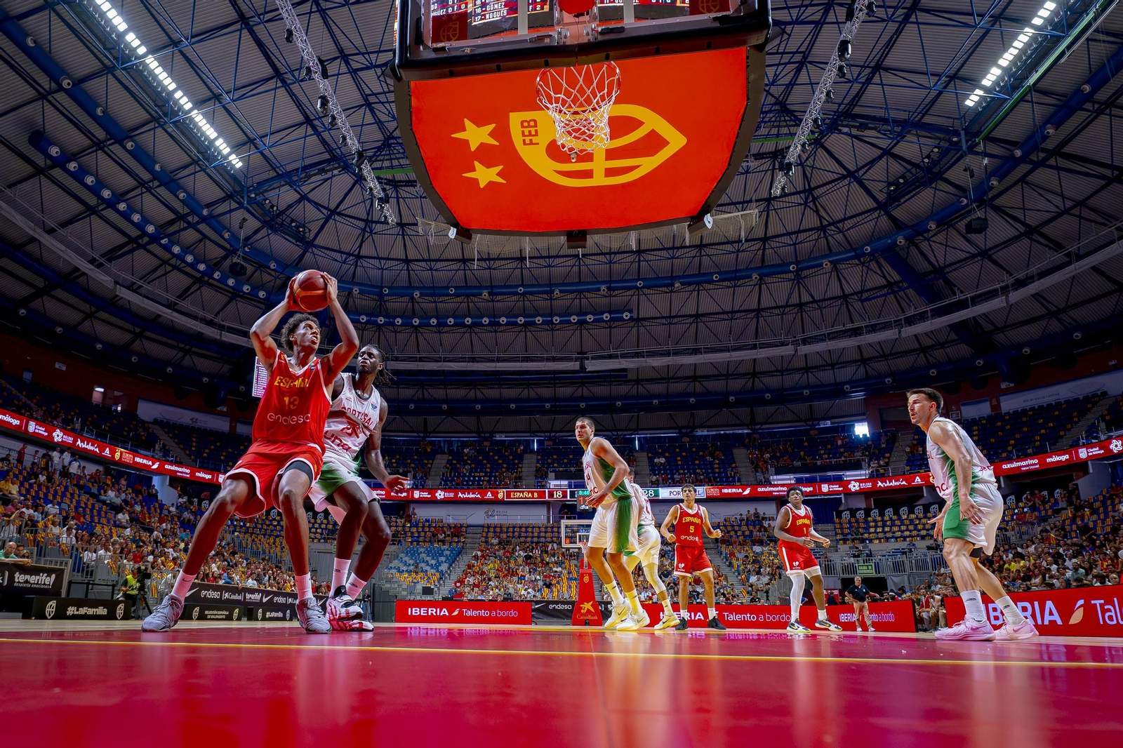 España B - Portugal en Málaga, en fotos