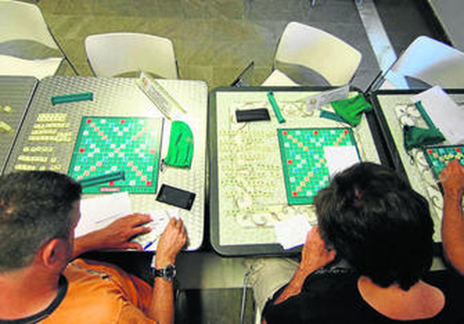 Jugadores suman la puntuación total al finalizar una partida.