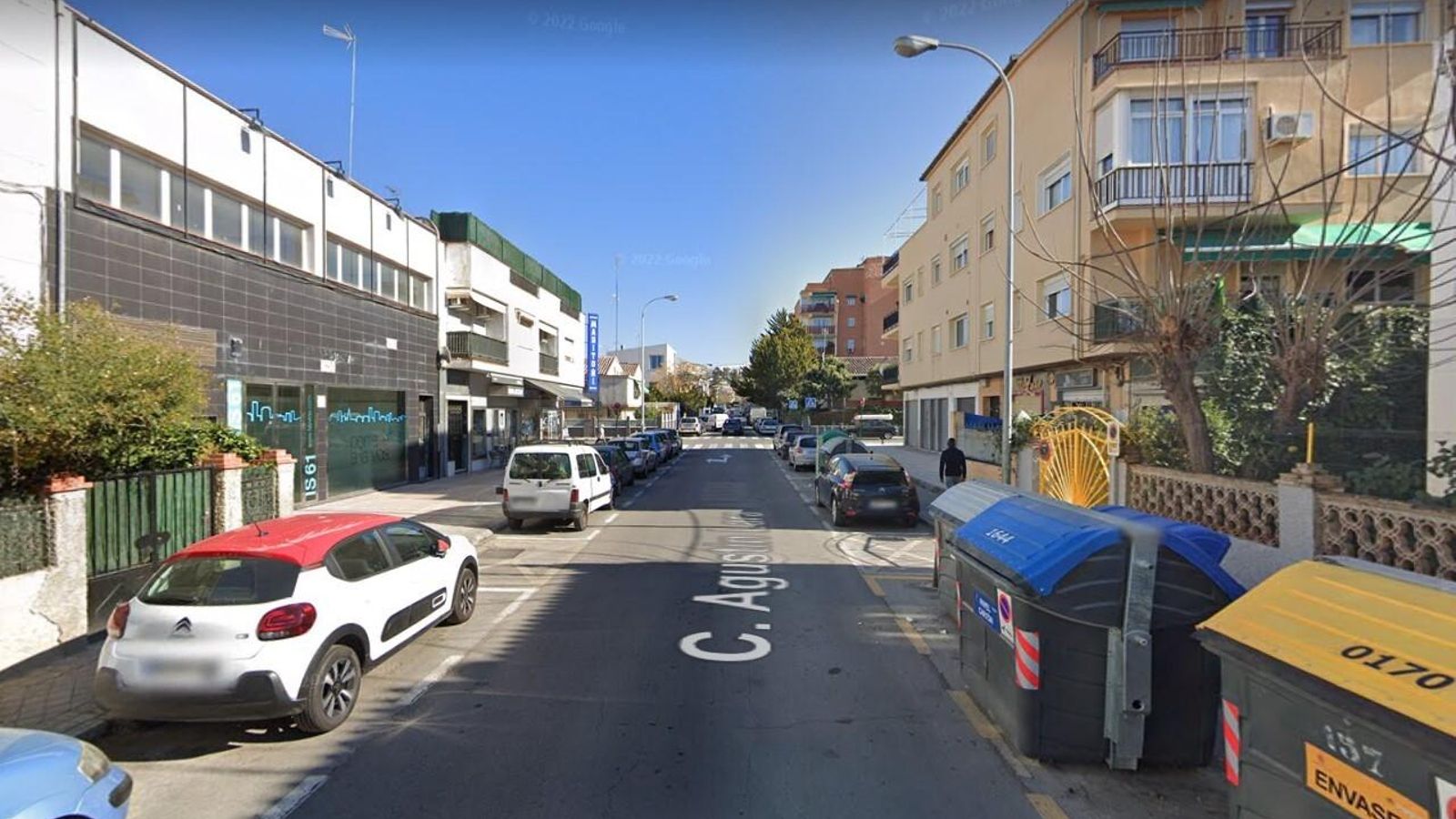 Estado actual de la calle Agustín Lara.