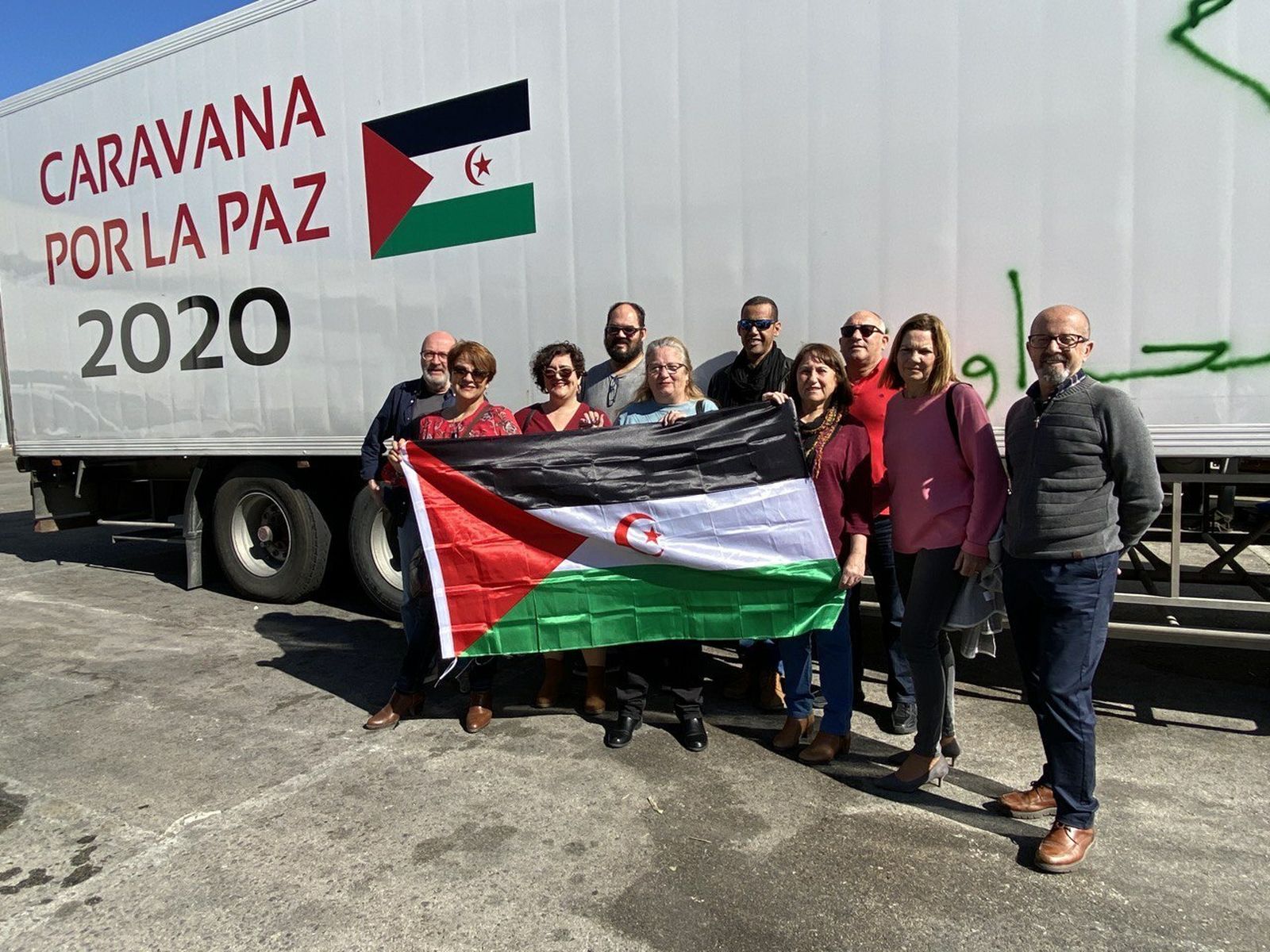 La Caravana Solidaria parte hacia los campamentos de refugiados saharauis.