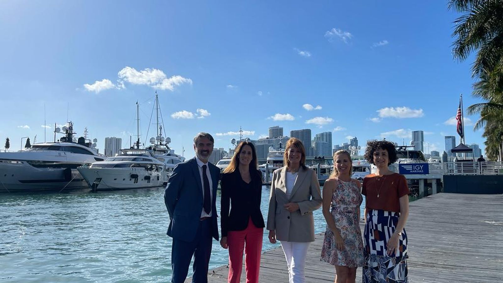 Visita a la marina deportiva IGY Yacht Haven en Miami.