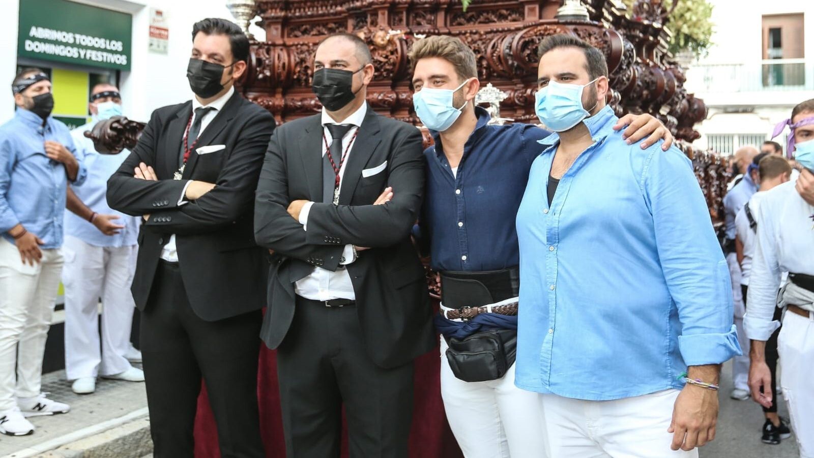 Imágenes de la procesión de la Virgen de las Mercedes en San Fernando