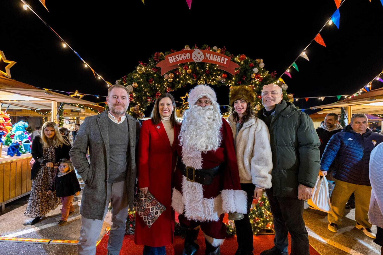 Inauguración del mercadillo navideño Besugo Market en San Fernando