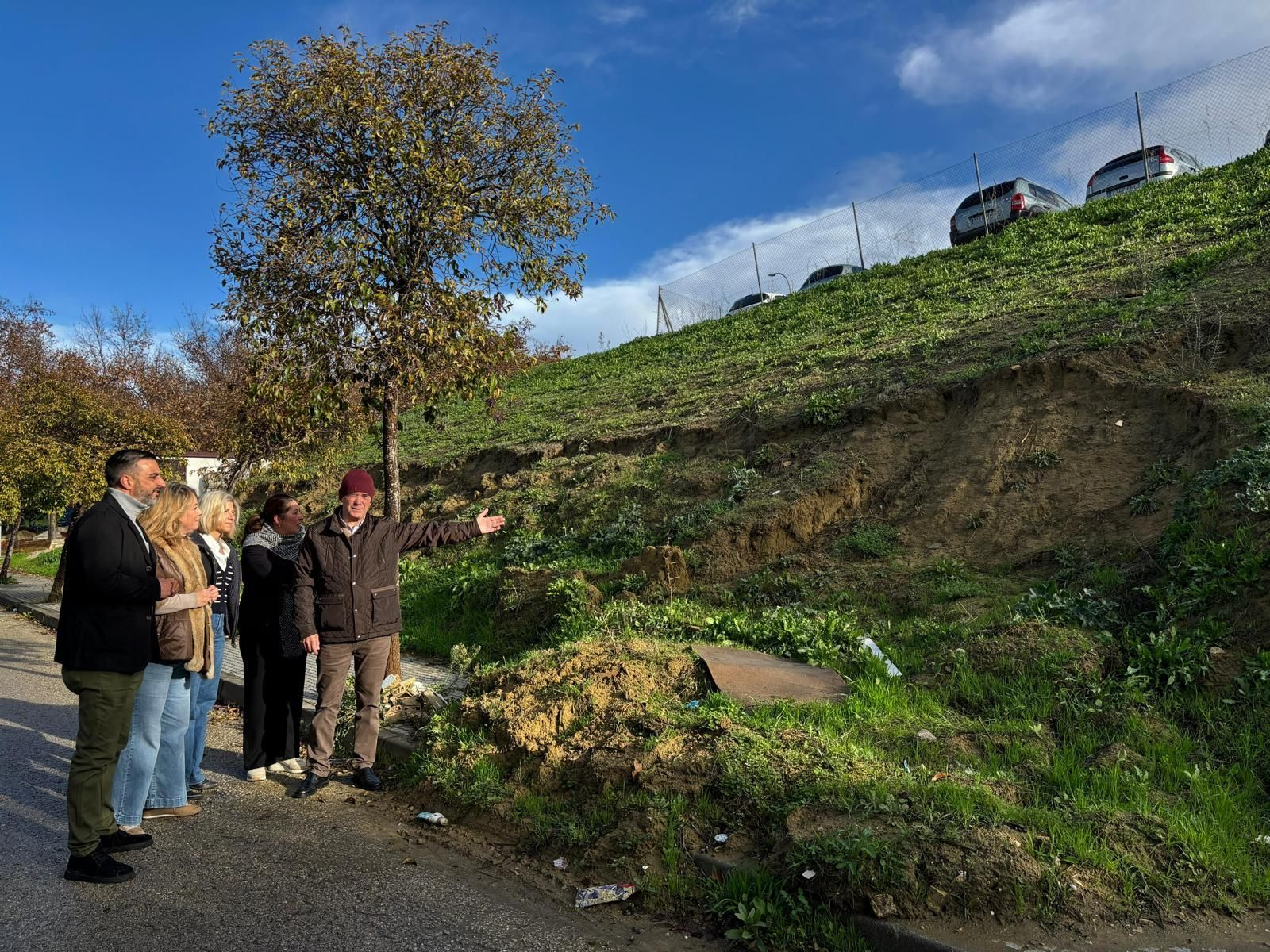 Visita de José Antonio Díaz a Picadueña Baja.