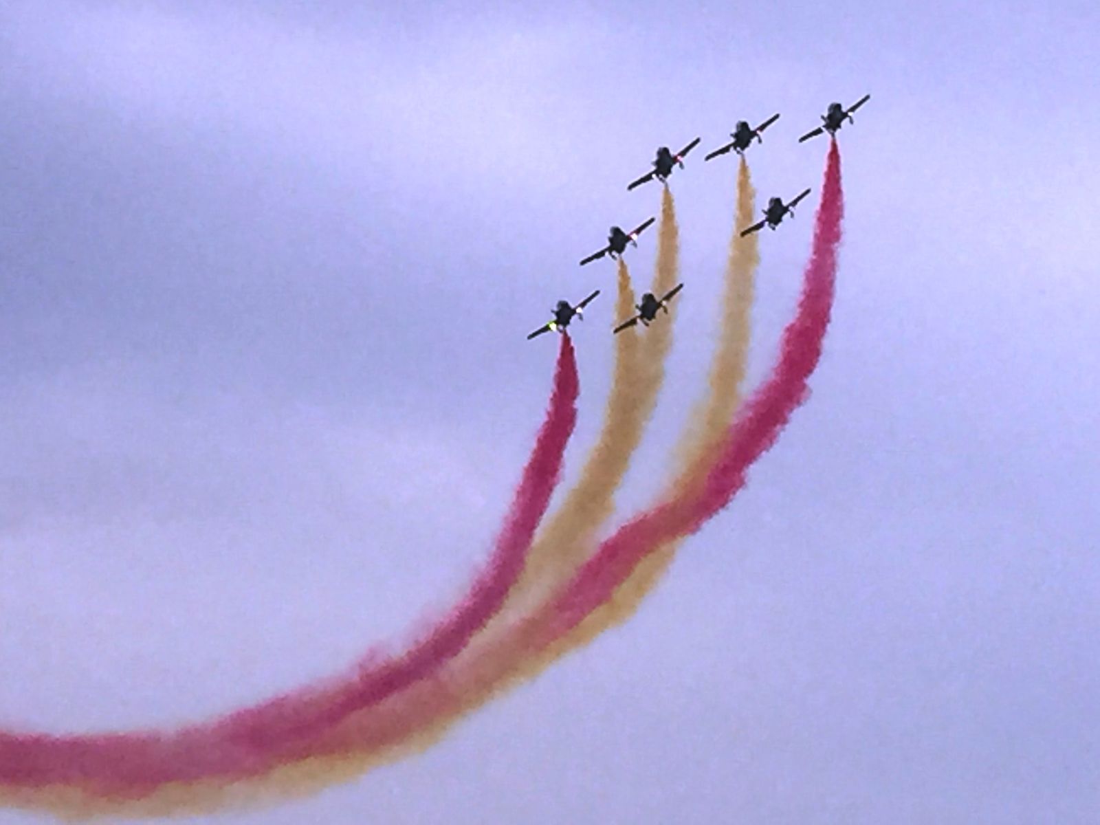 La Patrulla Águila del ejército español en la anterior edición.