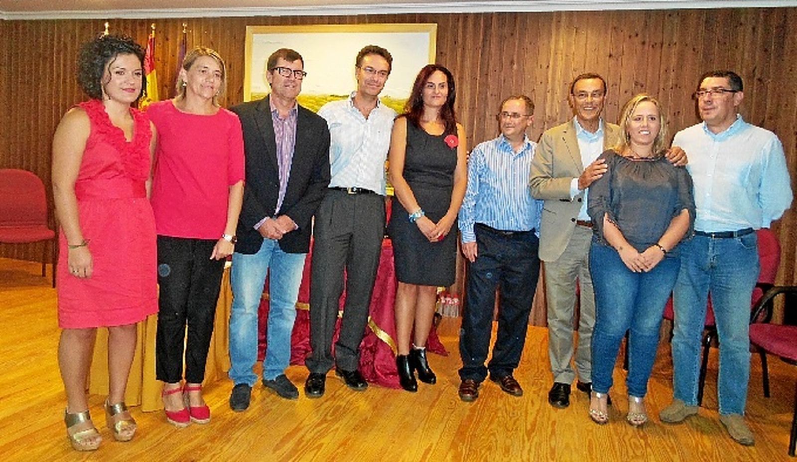 Pleno de toma de posesión de la nueva corporación municipal en Paymogo.