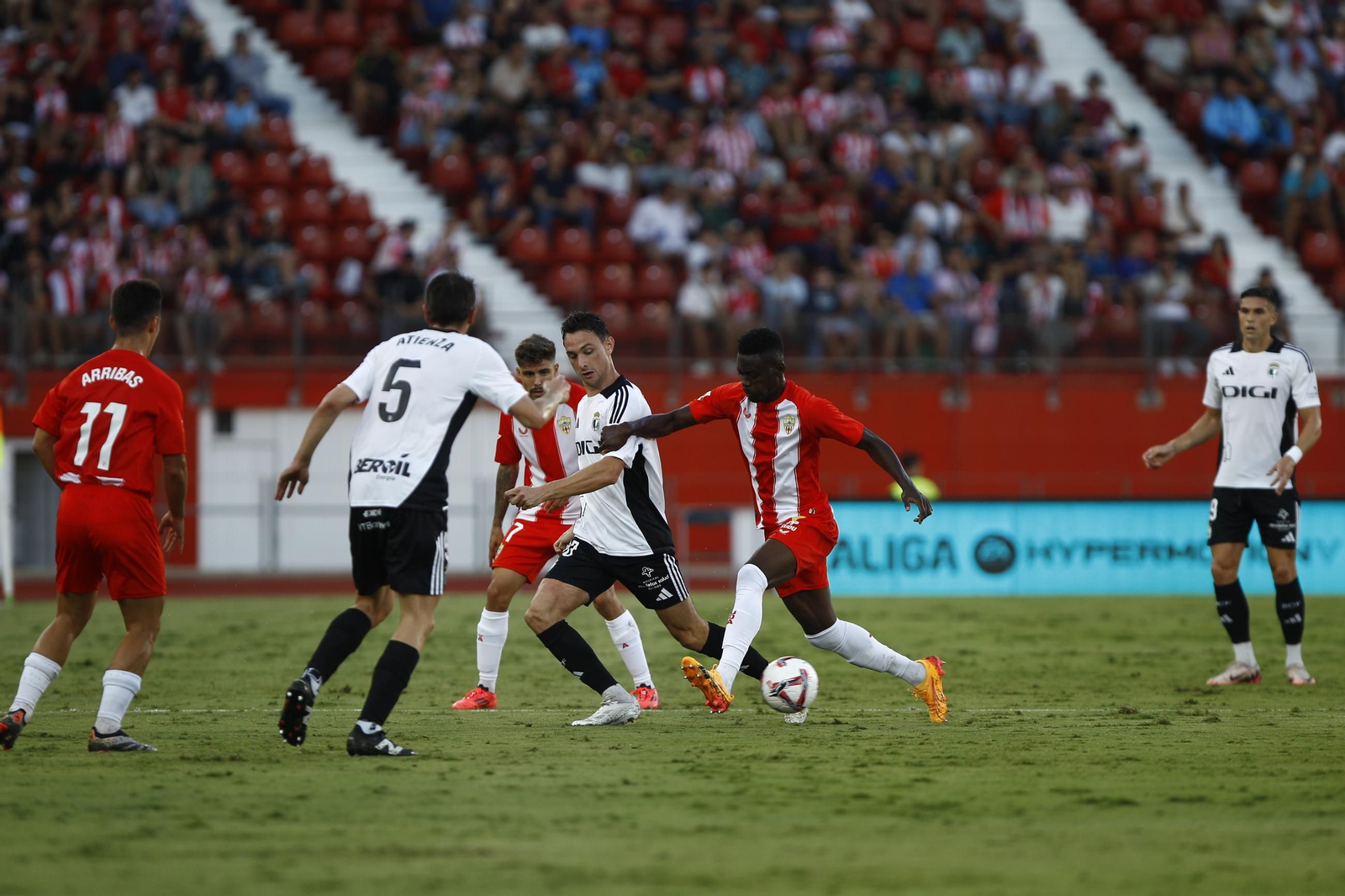 La victoria de la U.D. Almería ante el Real Burgos, en imágenes