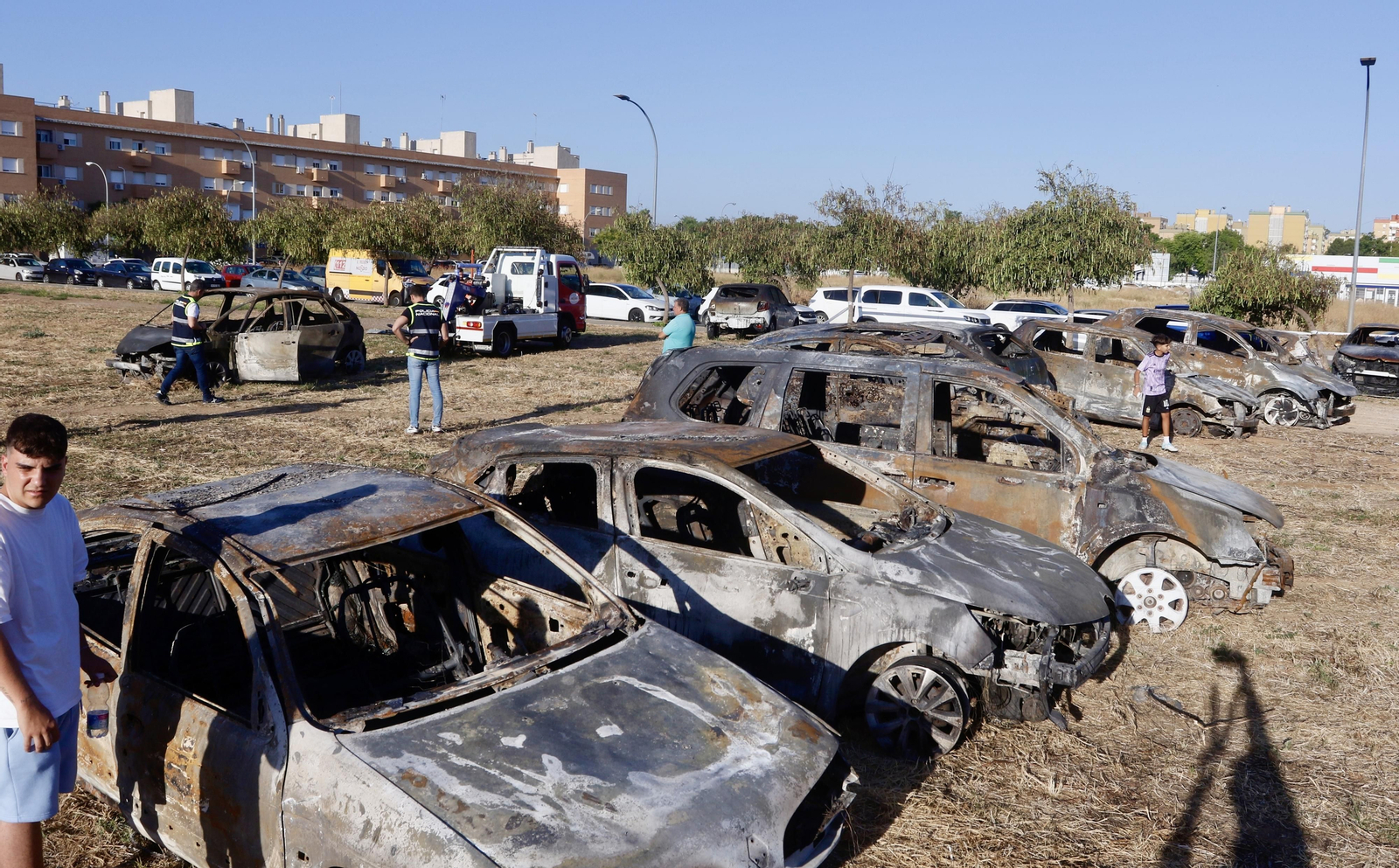 Incendio en Pino Montano