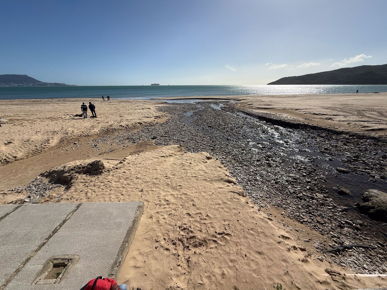 Las fotografías de los daños de las últimas borrascas en las playas de Getares y El Rinconcillo, en Algeciras