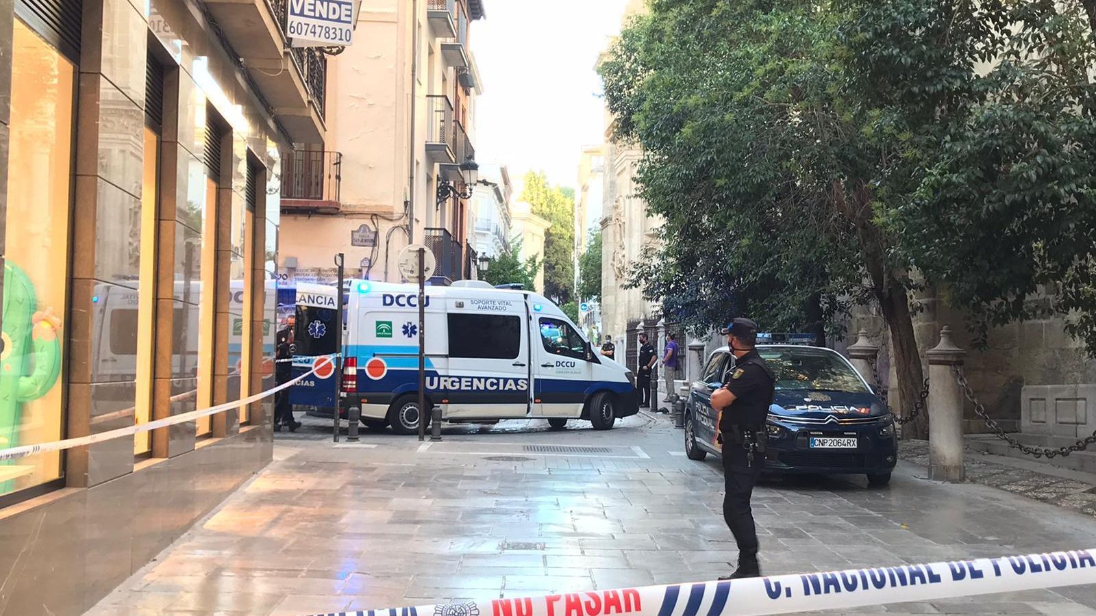 La zona acordonada La zona acordonada