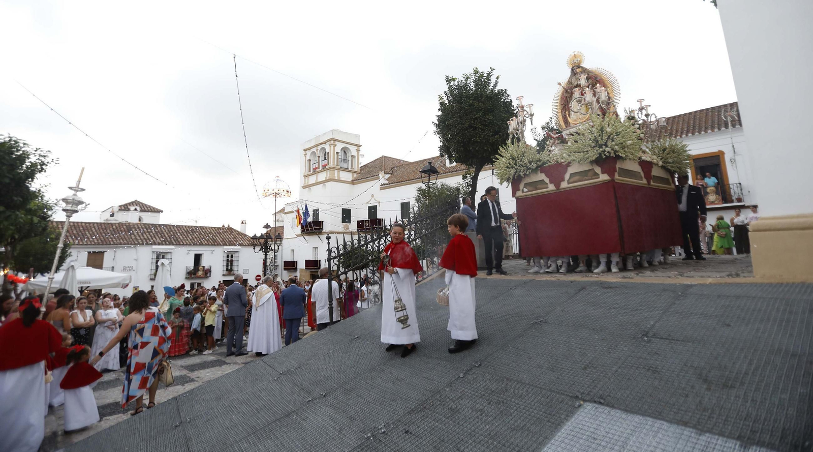 Las fotos de la procesión de Santa María Coronada en San Roque