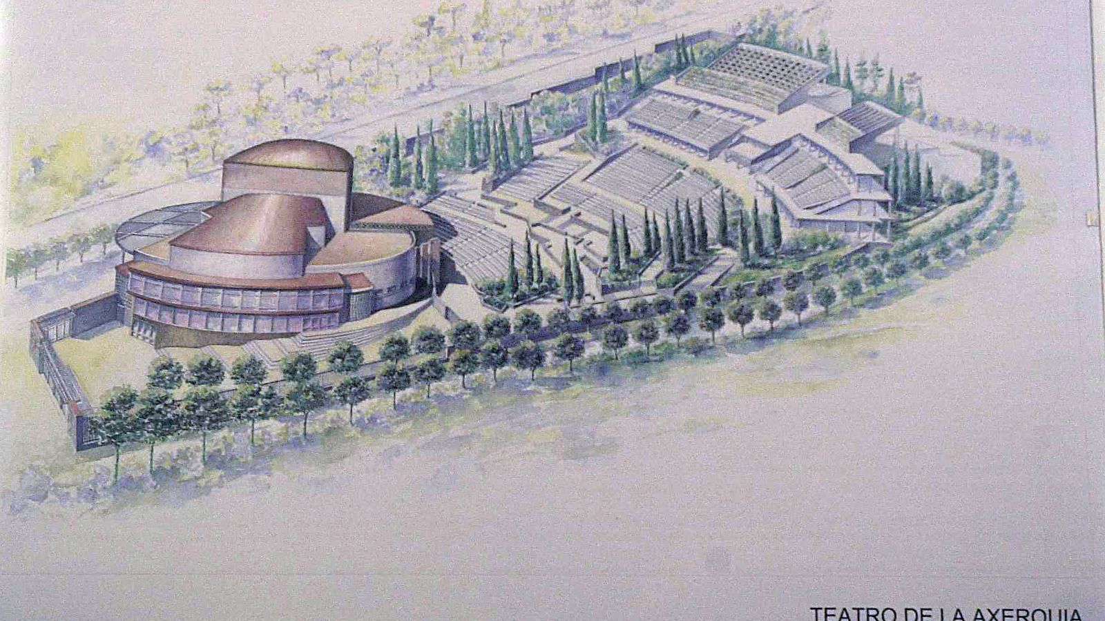 Planos del Teatro de la Axerquía.