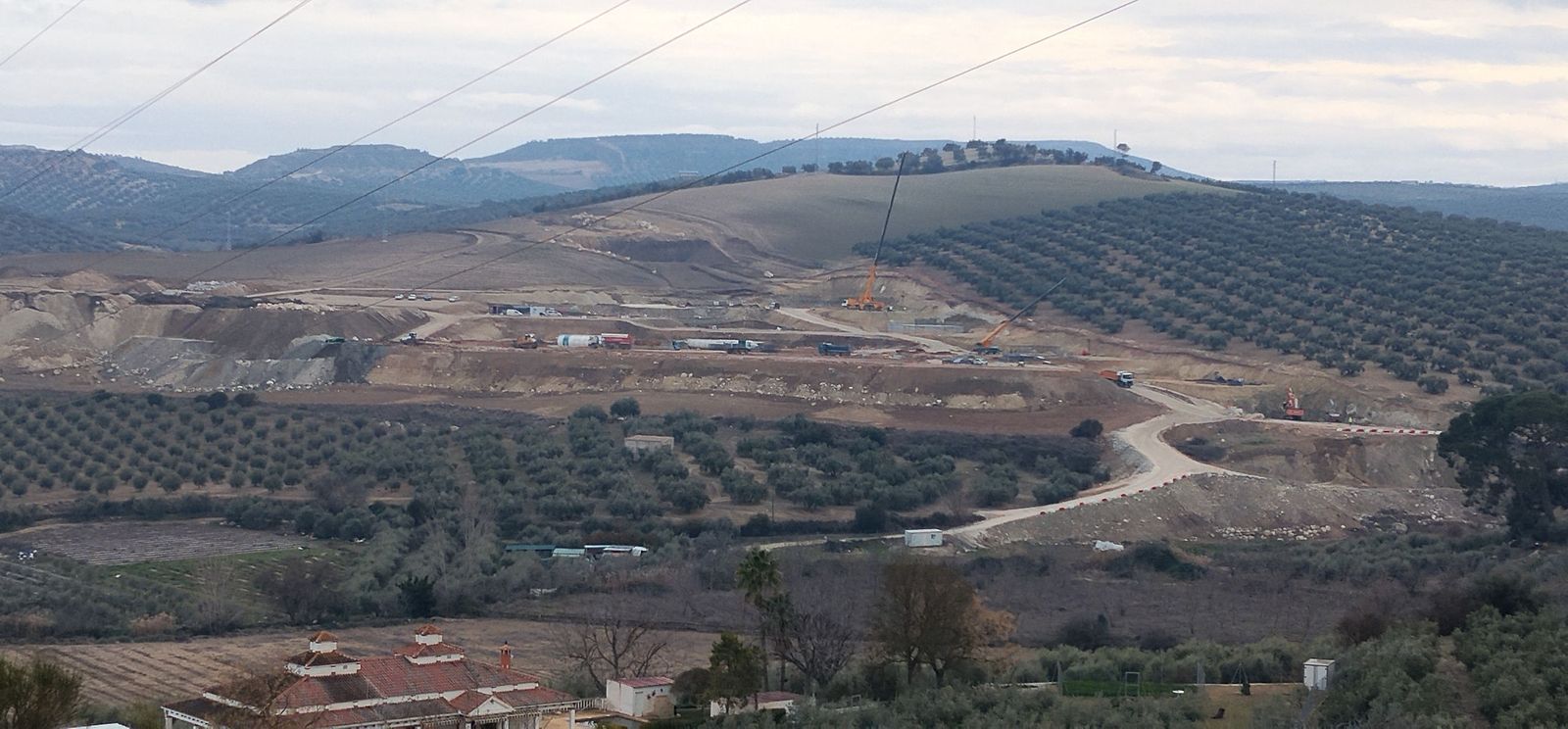 Obras en la Variante de Loja en el tramo A-92