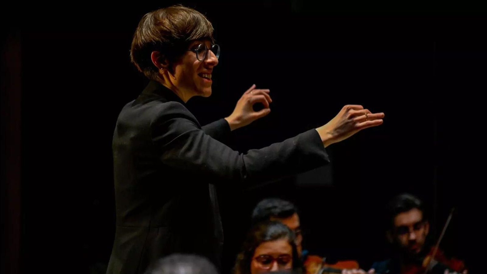 La directora de orquesta algecireña Irene Delgado-Jiménez.