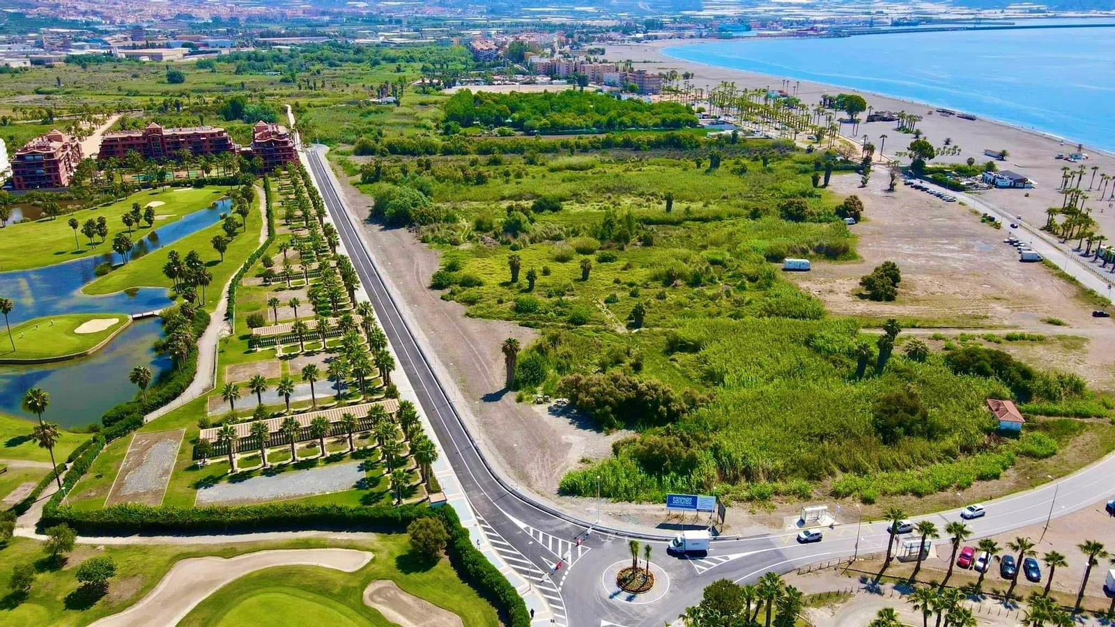 Vista aéra de Playa Granada