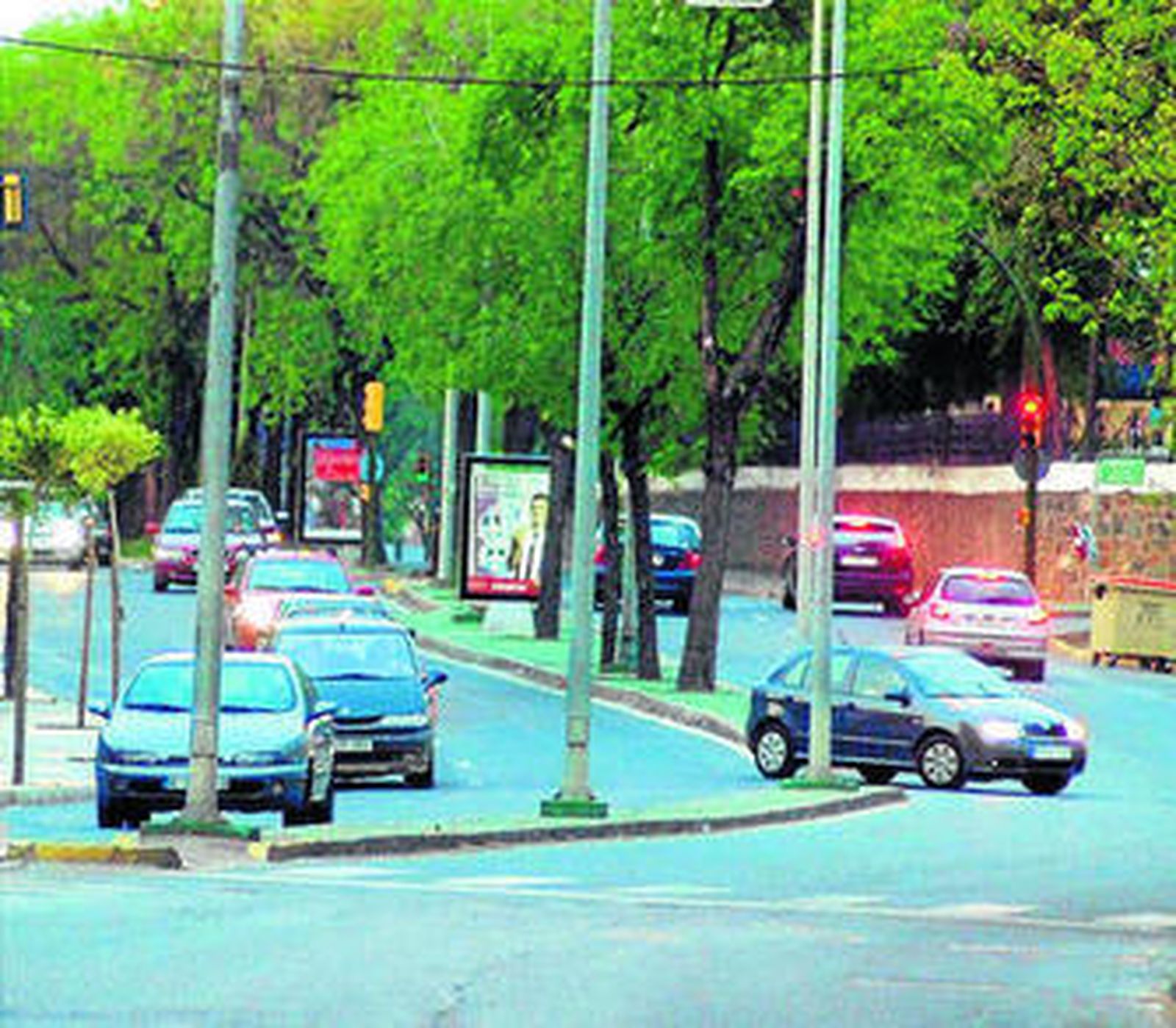 Avenida de Santa Marta, en la que se produjo el atraco.
