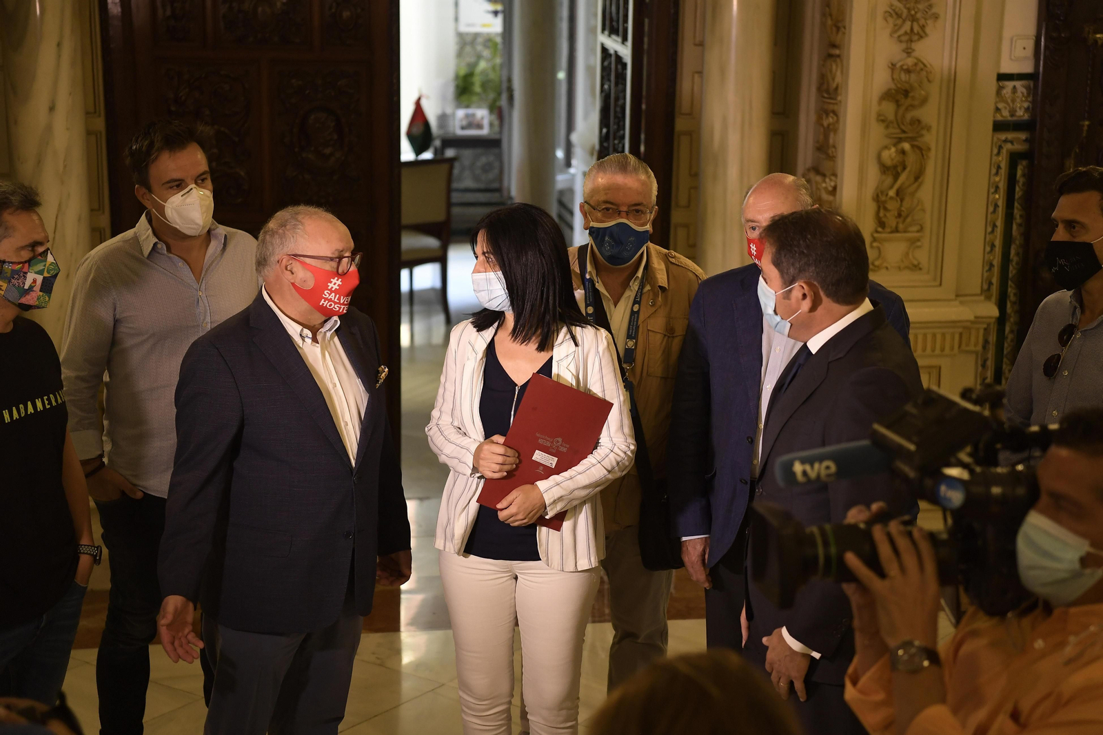 Fotos: El turismo se manifiesta en Granada