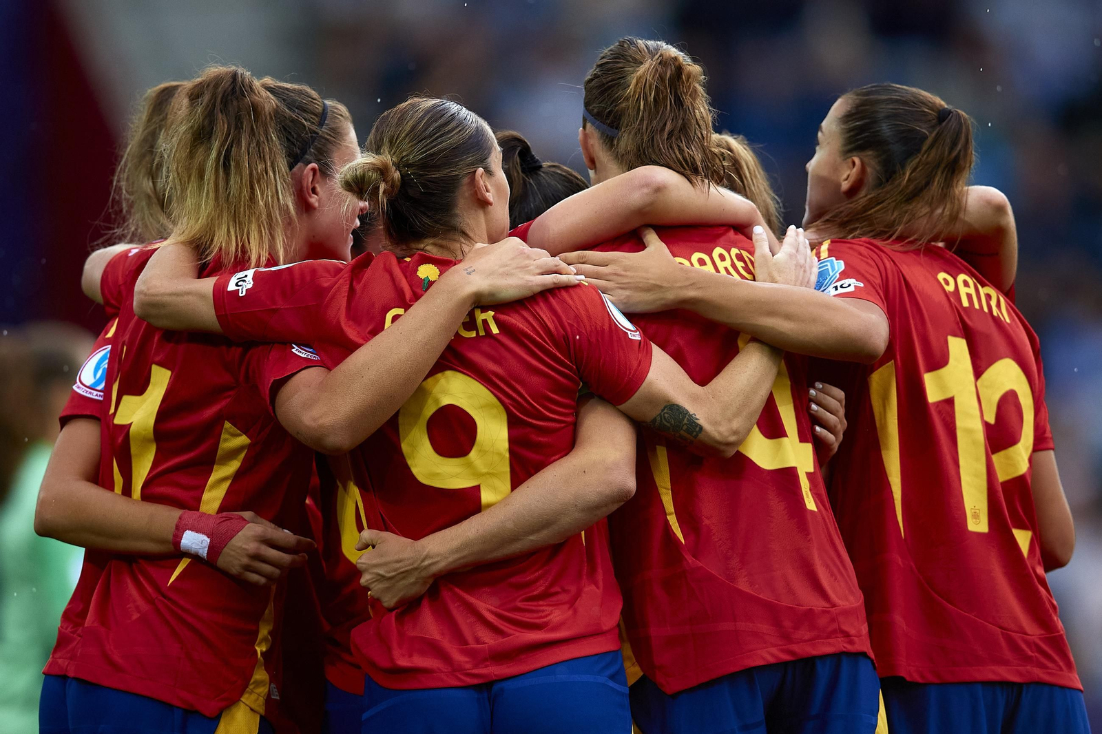 Las fotos de la goleada de España sobre Bélgica en la Eurocopa femenina