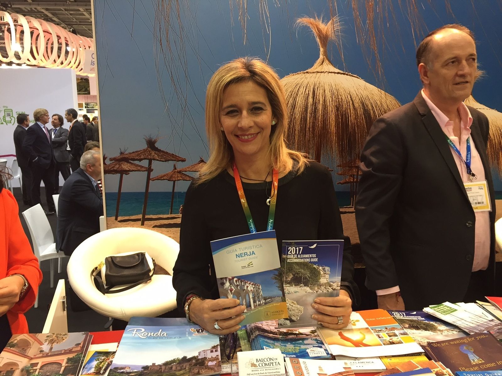 La regidora nerjeña, Rosa Arrabal, ayer.