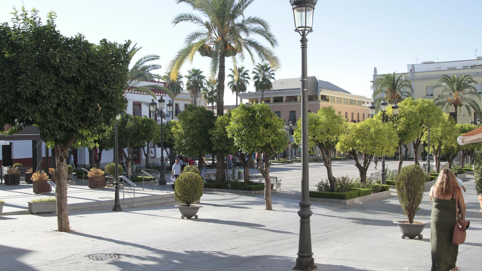 Plaza de España de Lebrija.
